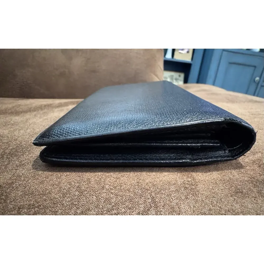 Vintage Chanel Bifold Long Wallet W COA Missing Zipper pull